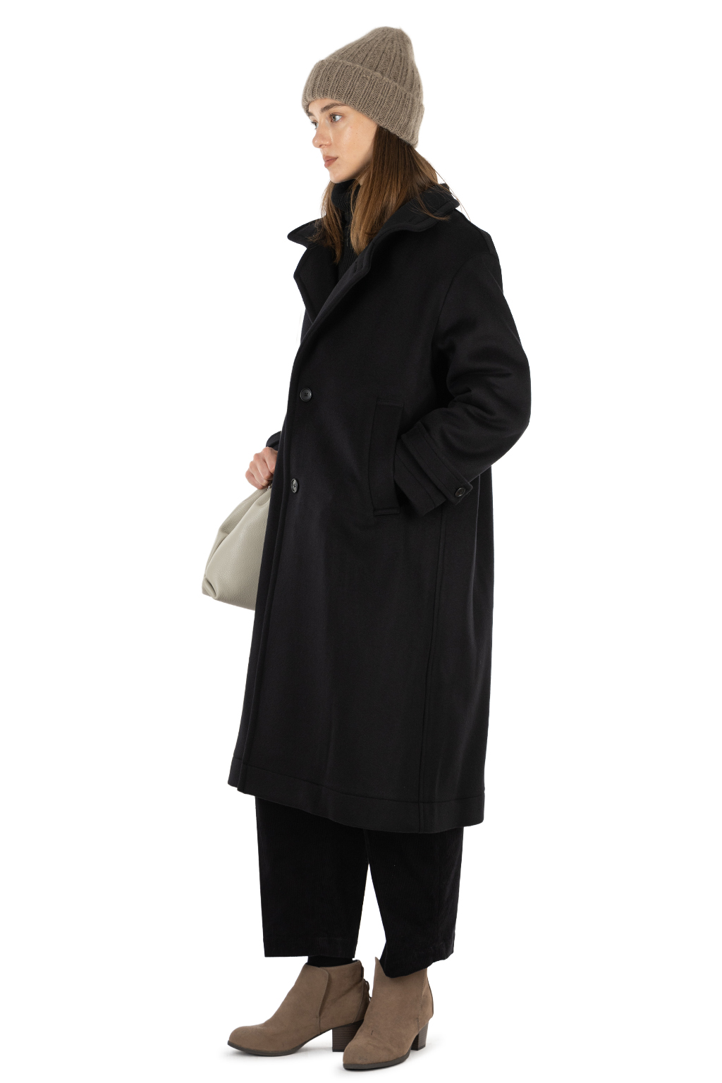 nicholson & nicholson - THEO Wool Coat - Black