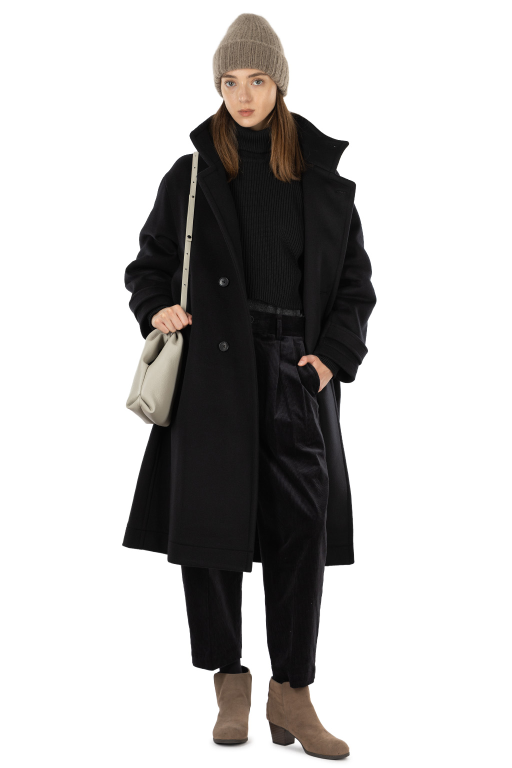 nicholson & nicholson - THEO Wool Coat - Black