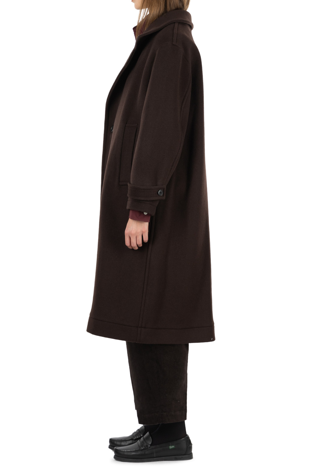 nicholson & nicholson - THEO Wool Coat - Brown