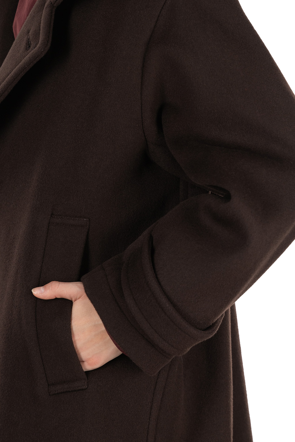 nicholson & nicholson - THEO Wool Coat - Brown