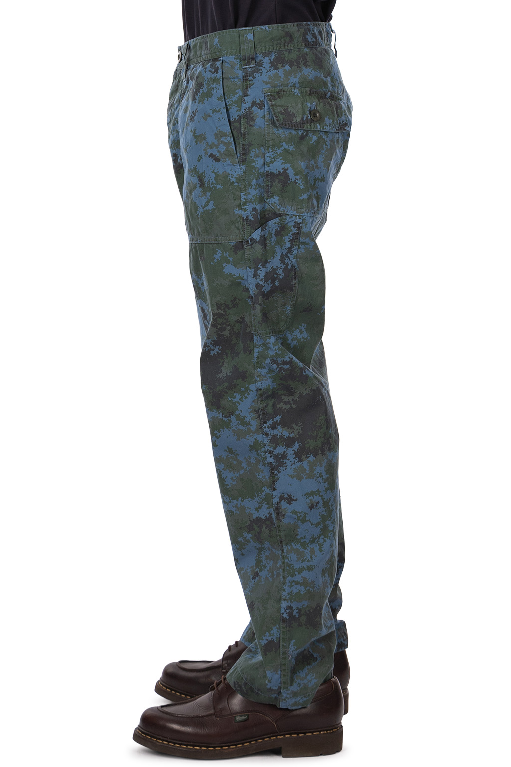 ts(s) - Fatigue Pants - Garment Dye Camo Print - Blue