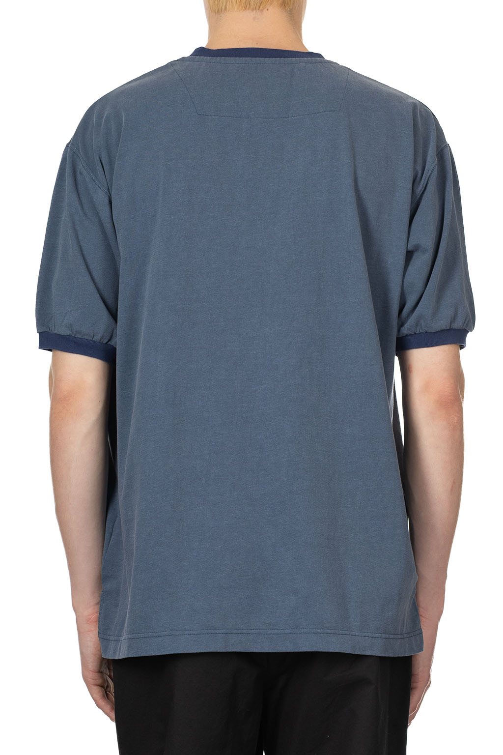 ts(s) - Pigment Dye Faded Big Polo T-shirt - Navy